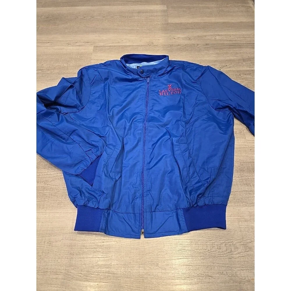1987 Mike Tyson Las Vegas Thomas Boxing Deadstock Jacket SATIN Gloves VINTAGE XL - Picture 5 of 11
